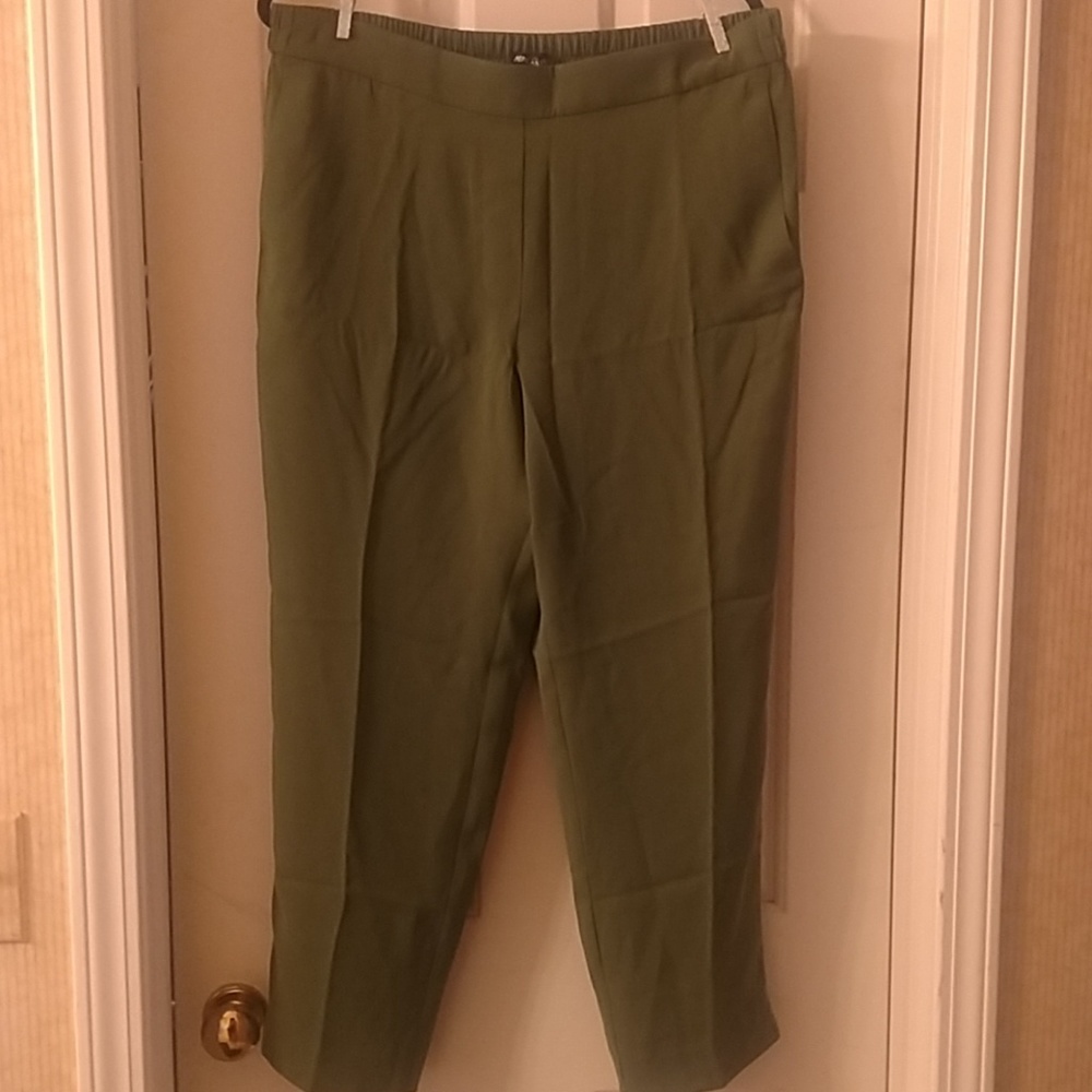 J CREW Olive Suit Pants